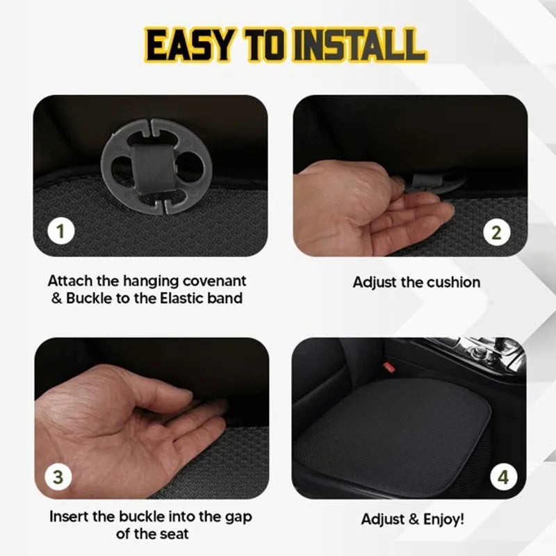 🔥Last Day 40% OFF🔥 Breathable & Anti-Slip Viscose filament Car Seat Covers